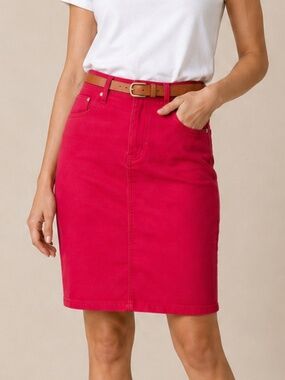 NWT Karen Kane - Red Pencil Skirt - SzS